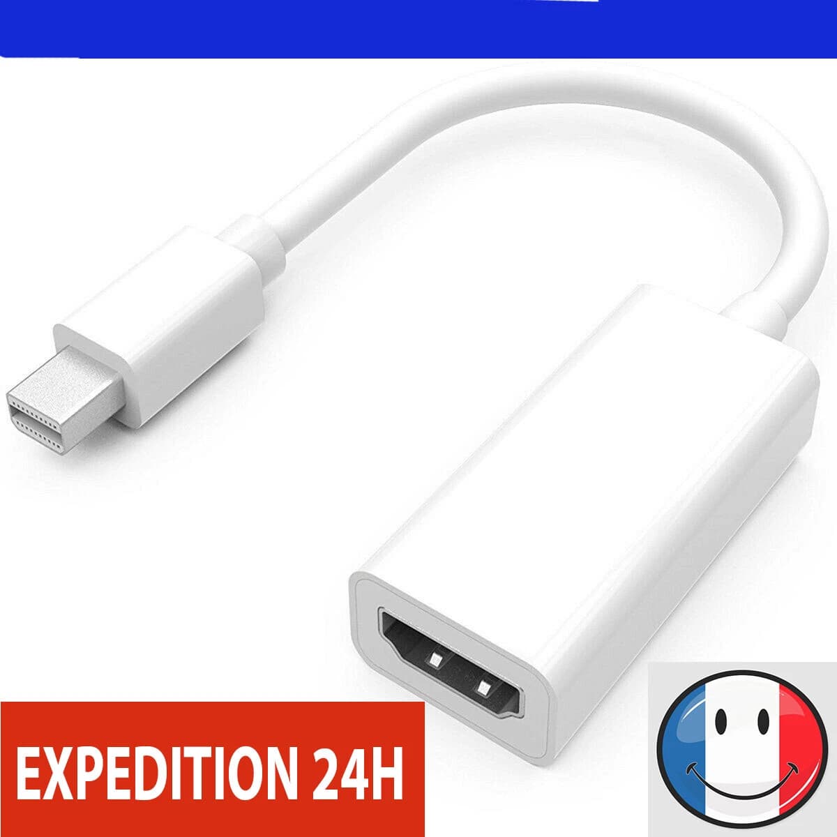 Adaptateur Mini DisplayPort vers HDMI 1080p