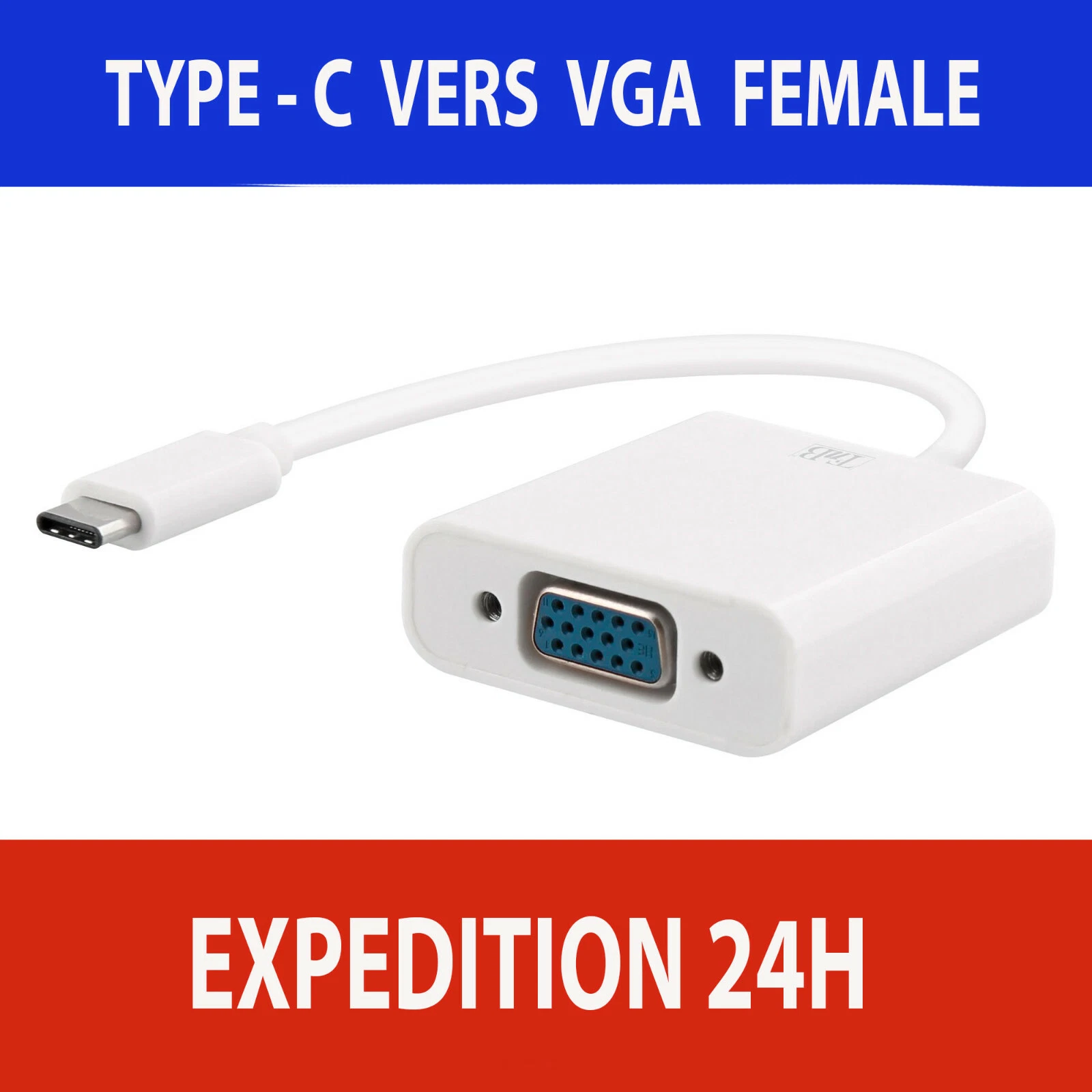 Adaptateur USB-C vers VGA