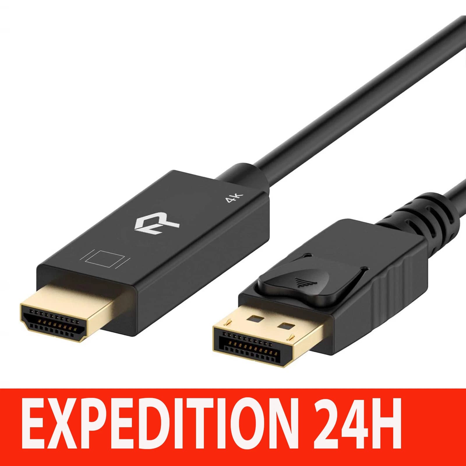 Câble DisplayPort vers HDMI 4K 1,8 m