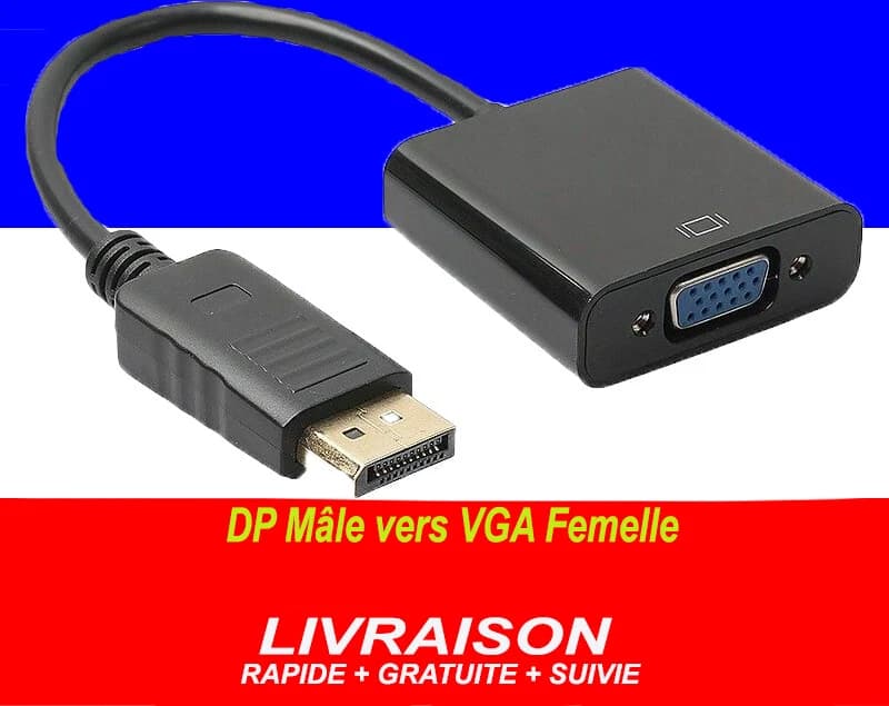 ZISONIX DisplayPort to VGA adapter, 1080p