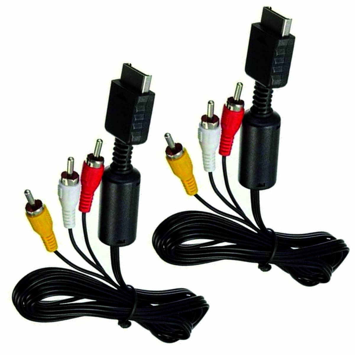 ZISONIX Câble AV composite pour PlayStation, lot de 2