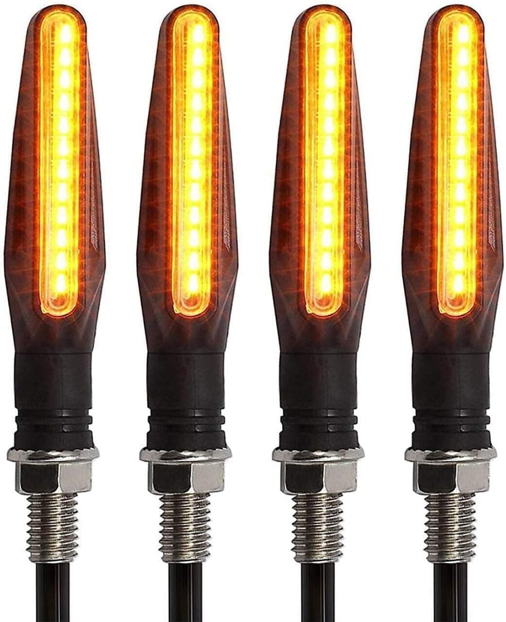 Clignotants moto 12 LED 12 V ZISONIX, lot de 4