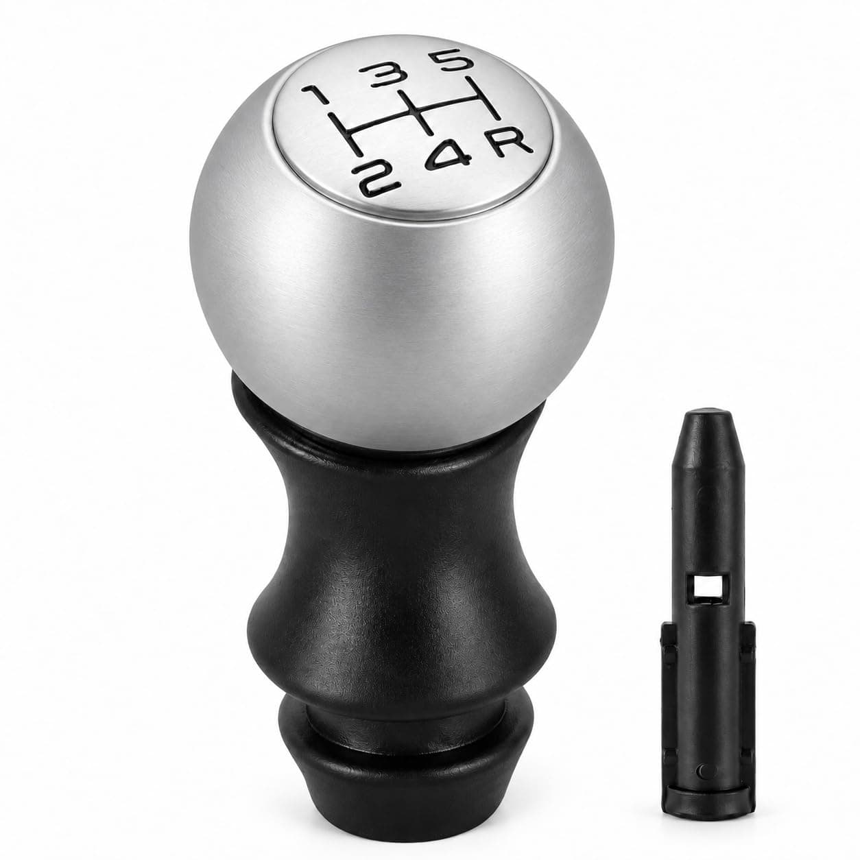 Pommeau de levier de vitesse chromé 5 vitesses ZISONIX pour Peugeot