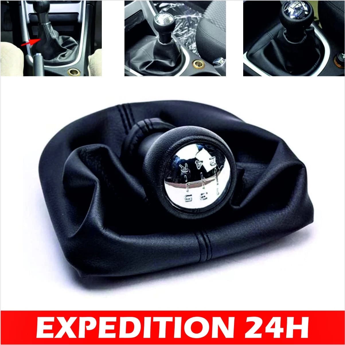 Pommeau de vitesse avec soufflet pour Citroën C3, C4, C5 et Xsara