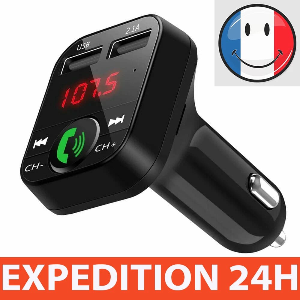 Transmetteur FM Bluetooth 5.0 avec chargeur USB