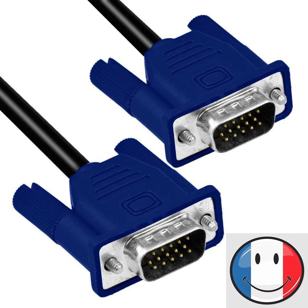 Câble VGA mâle / mâle DB15
