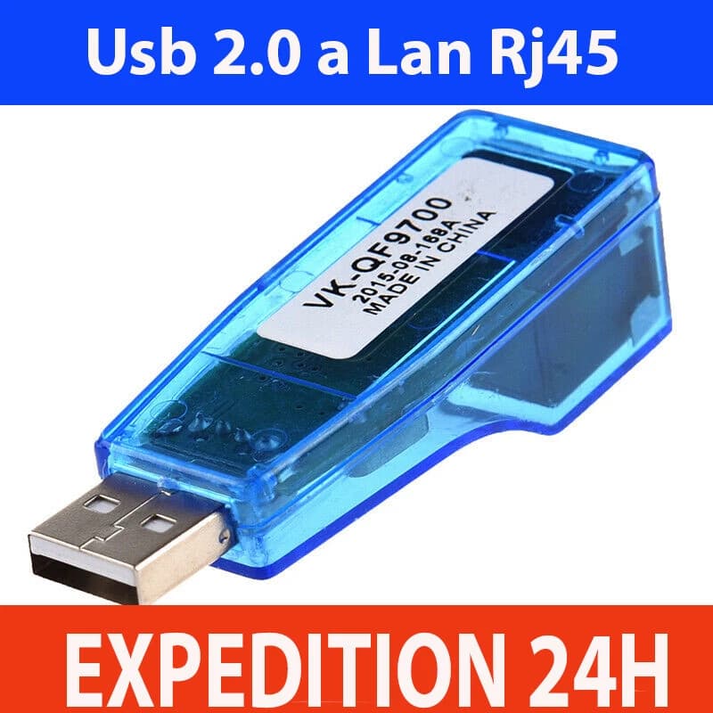 USB 2.0 to RJ45 Ethernet 10/100 Network Adapter