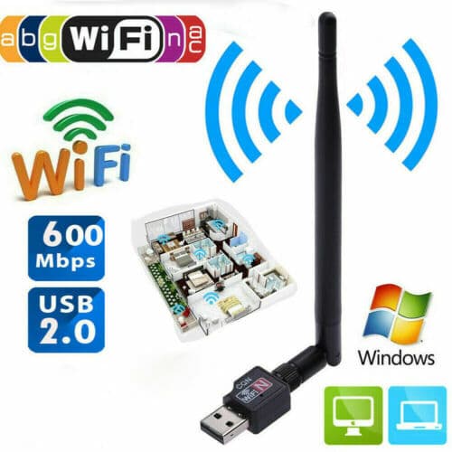Clé Wi-Fi USB 600 Mbit/s avec antenne