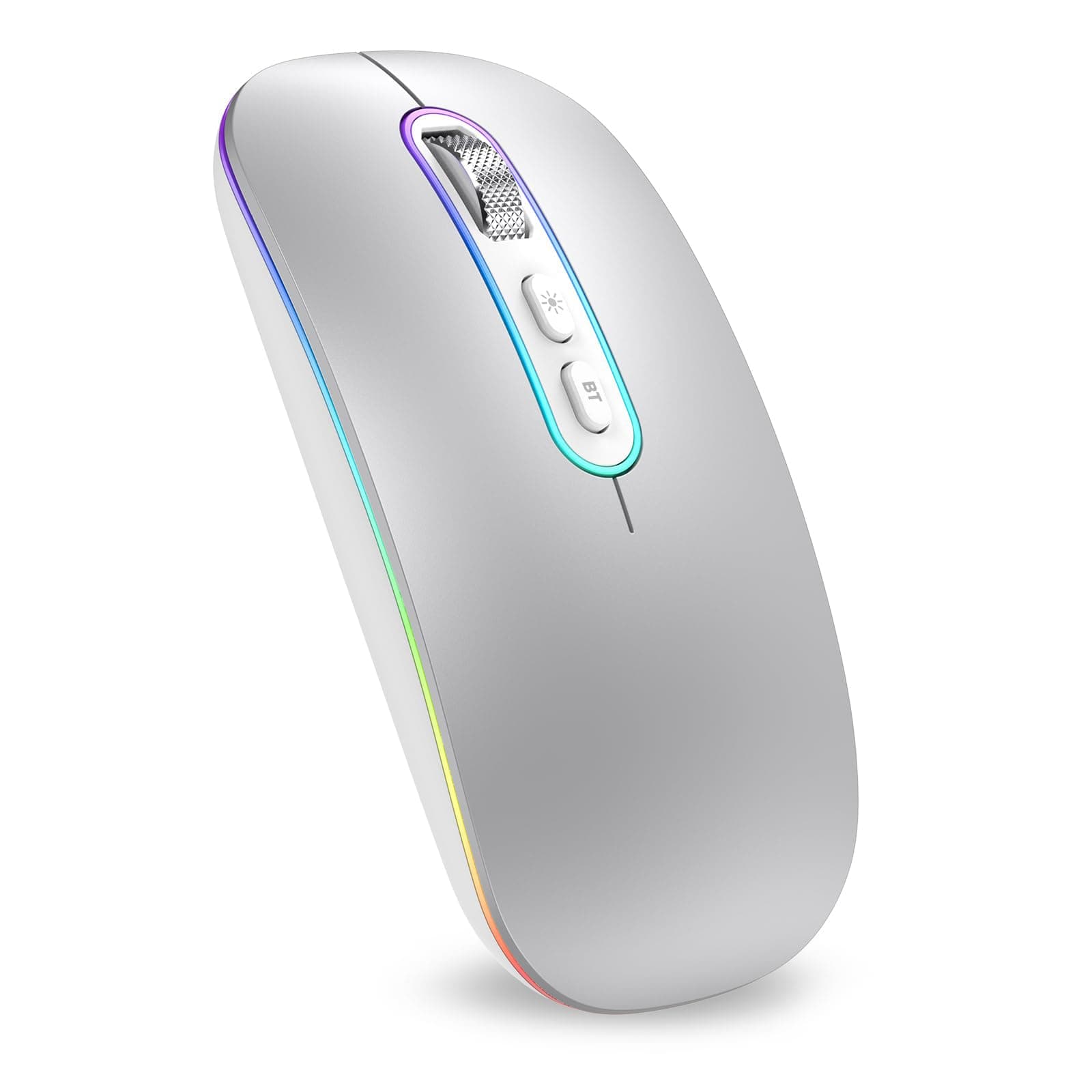 cimetech Souris sans fil Bluetooth rechargeable silencieuse
