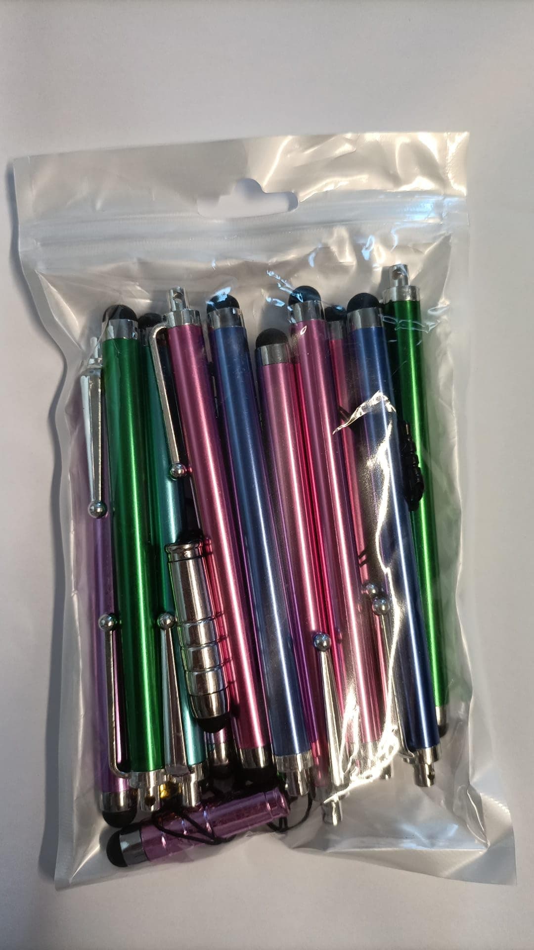 Universal capacitive touch screen stylus pens, assorted colours