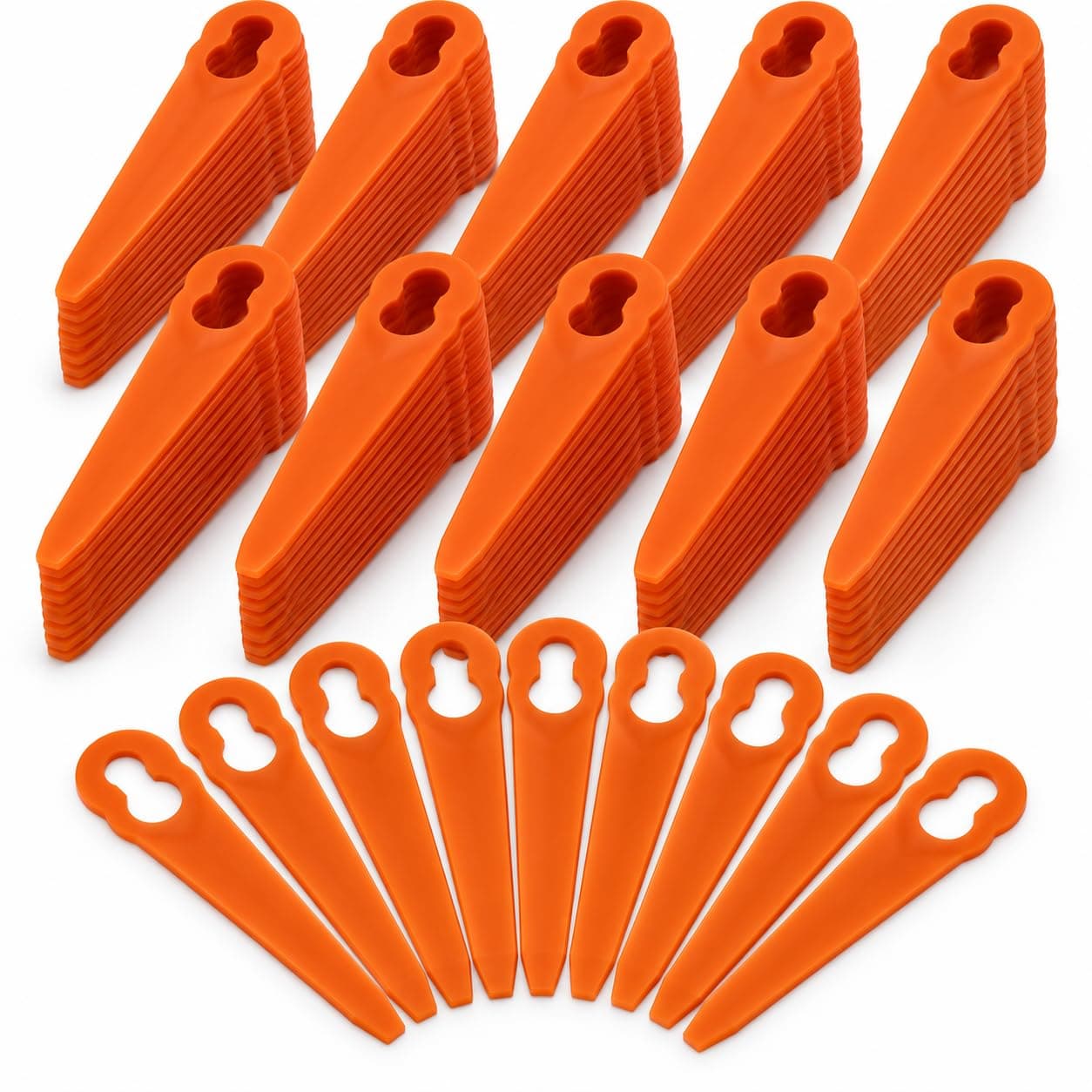 Lames plastique pour coupe-bordure Stihl PolyCut, lot de 100