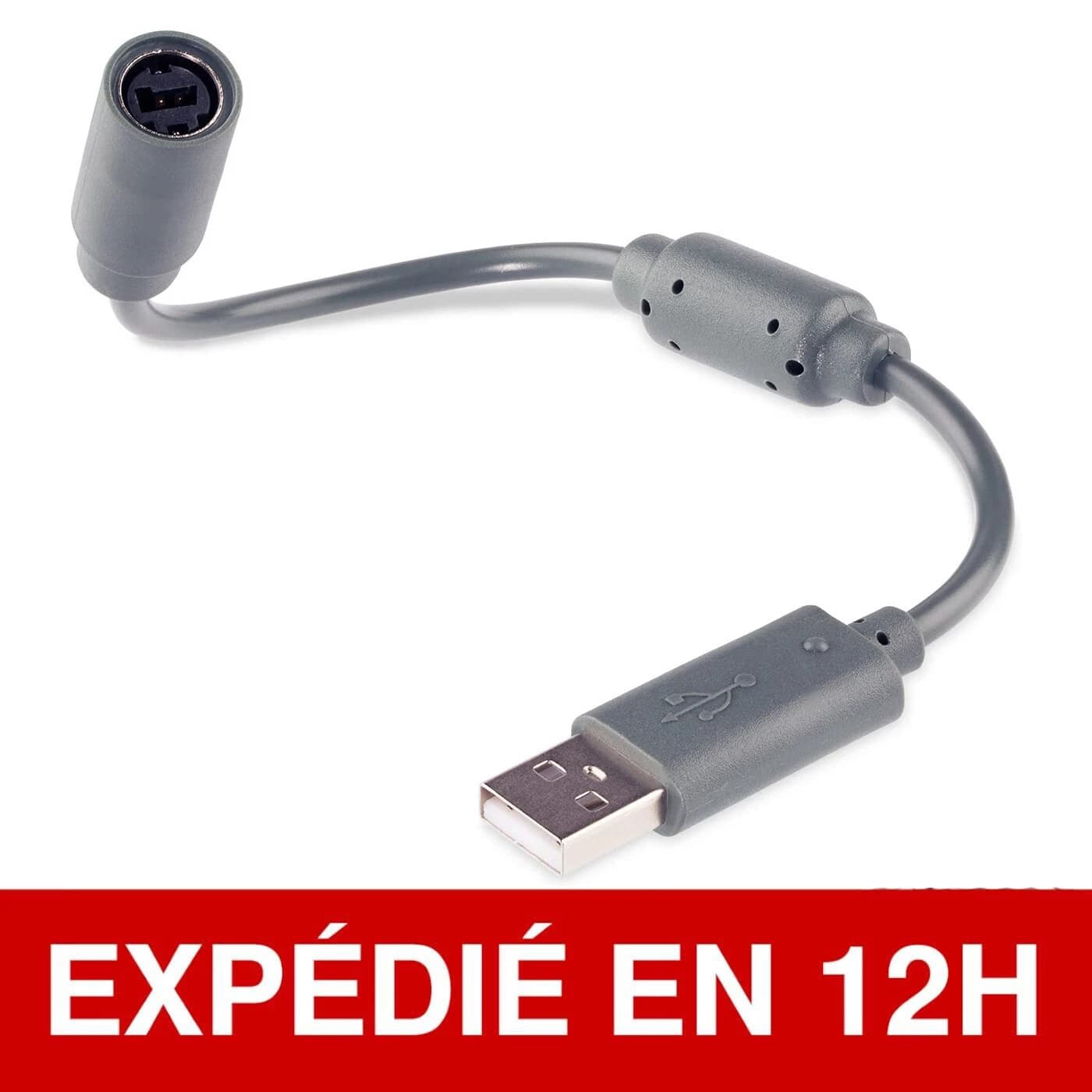 Câble adaptateur USB pour manette filaire Xbox 360