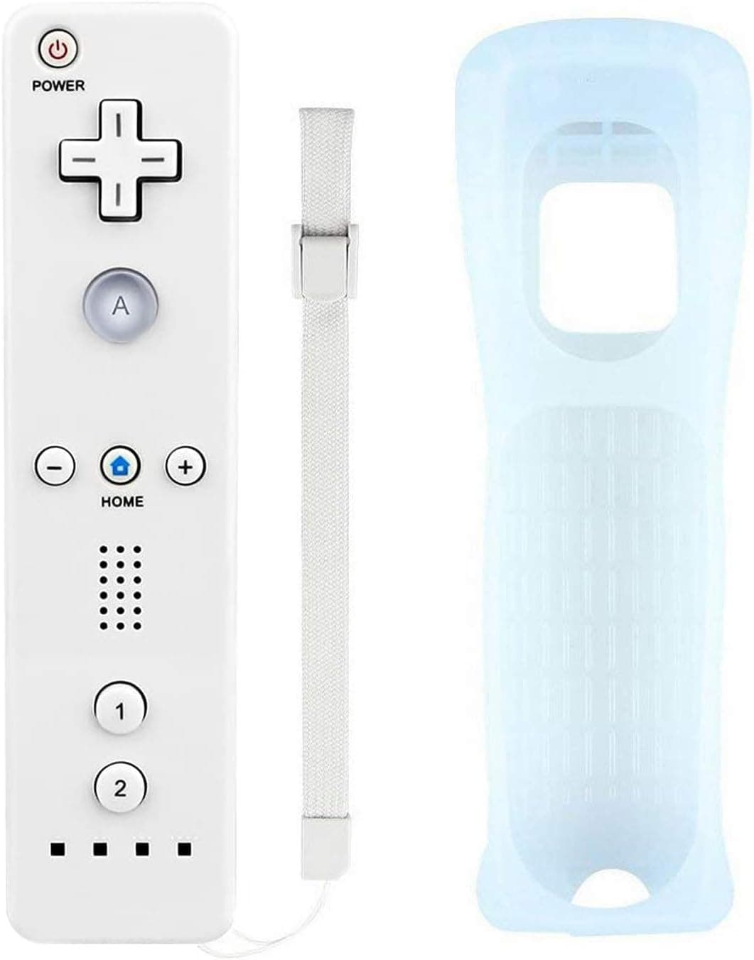 Manette Wii ZISONIX avec étui silicone et dragonne