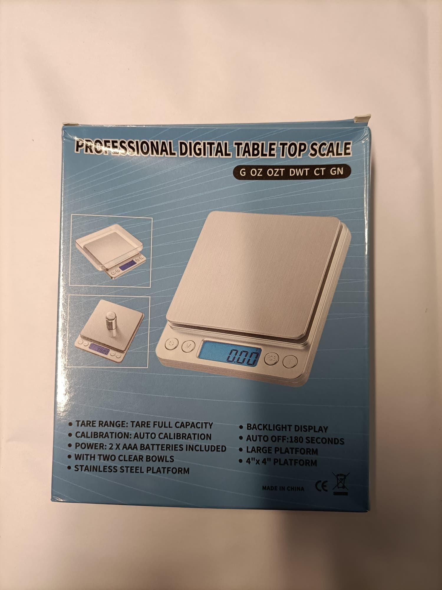 Balance de poche de précision 500 g / 0,1 g