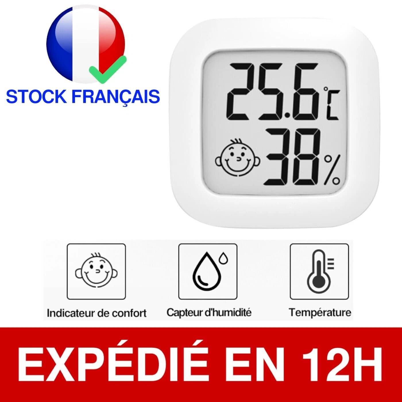 Thermomètre hygromètre numérique d'intérieur