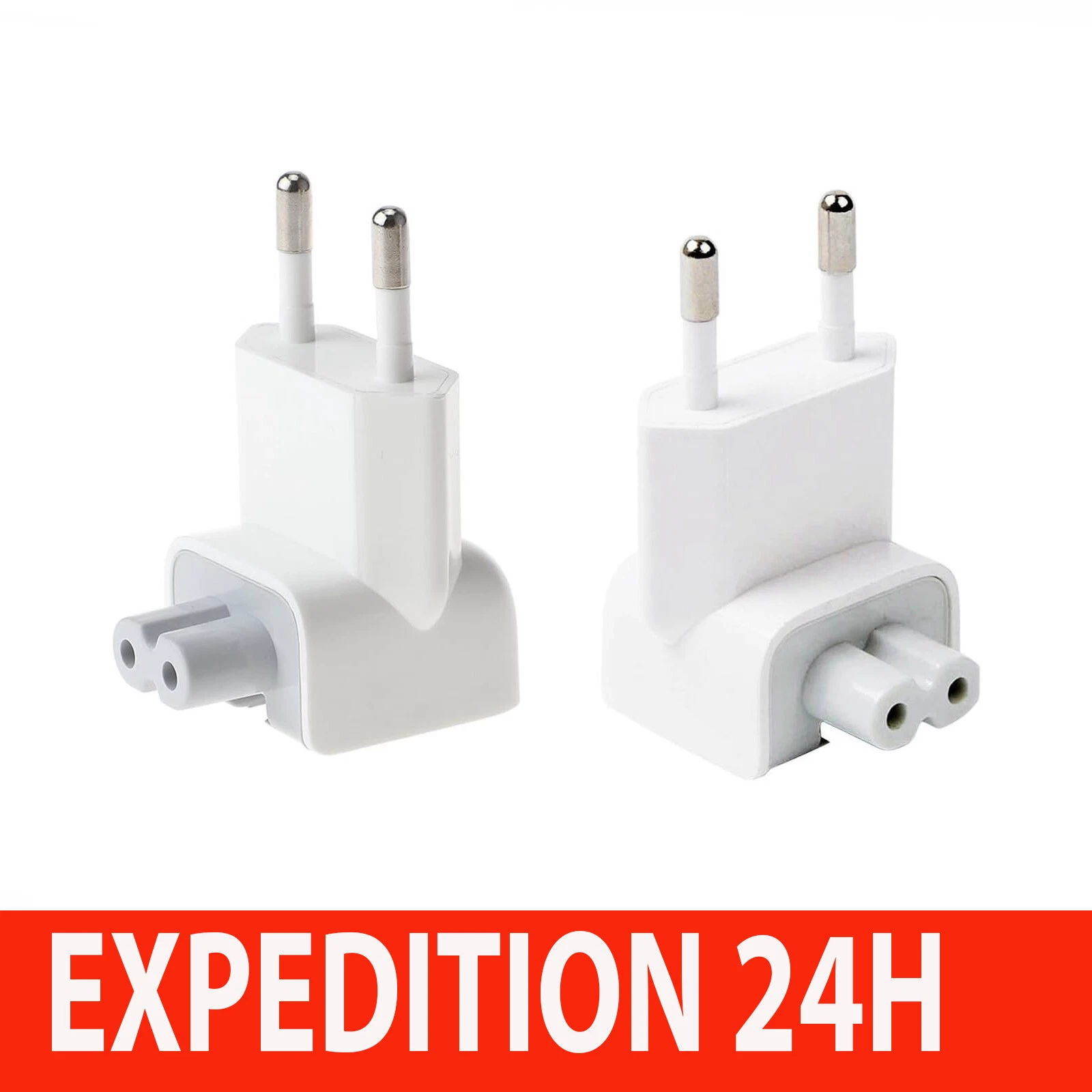 Fiche secteur EU 2 broches pour chargeur Apple