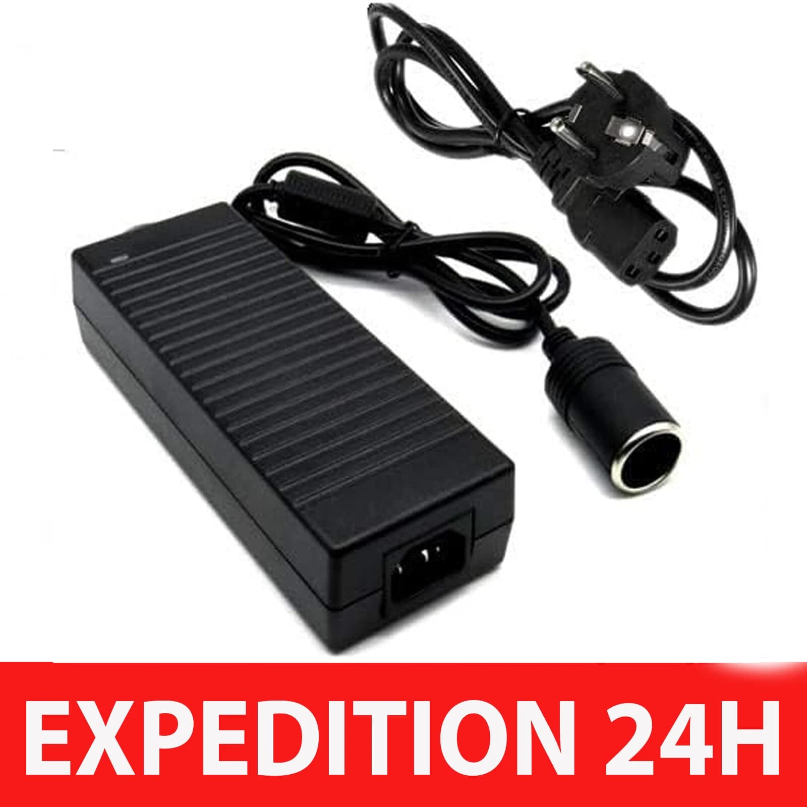 Convertisseur secteur 220 V vers prise allume-cigare 12 V