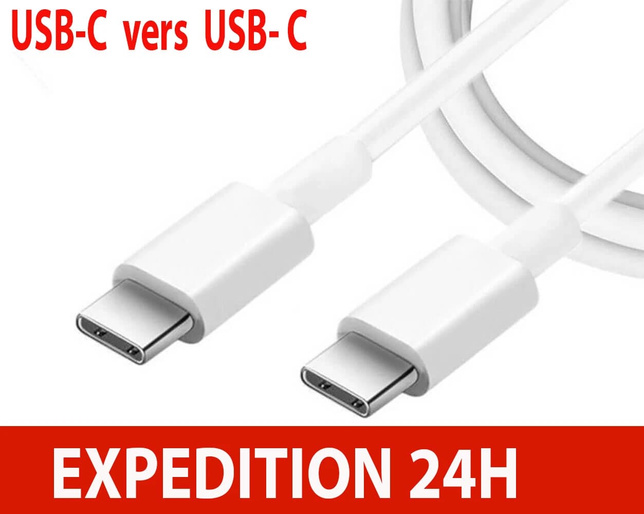 Câble de charge rapide USB-C vers USB-C